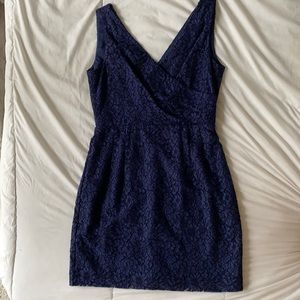 Navy blue dress